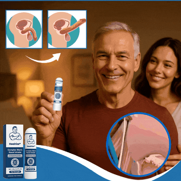 Healrize® Nasal Inhaler | Firm Erections in 5 Minutes – No Pills!